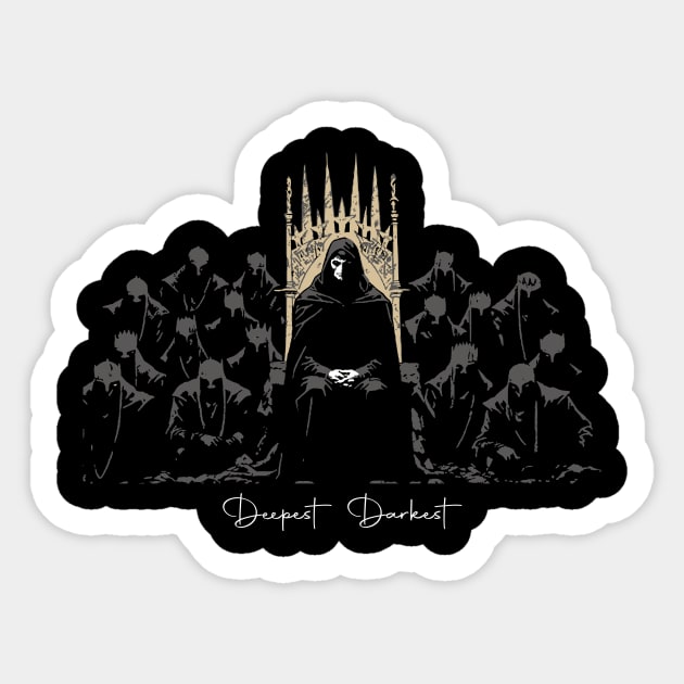 Dark Sorcerer King Sticker by 8mismo